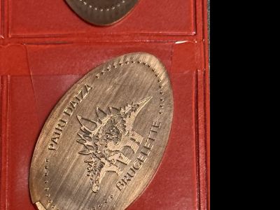 Souvenirmünze – Motiv von Münzautomat Pairi Daiza (Domaine de Cambron, 7940 Brugelette)