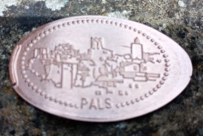 Souvenirmünze – Motiv von Münzautomat Pals - La Muralla (Pals)