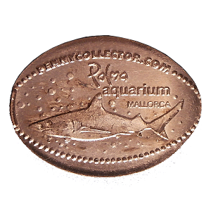 Souvenir coin – design from coin machine Palma Aquarium 3 (Palma)