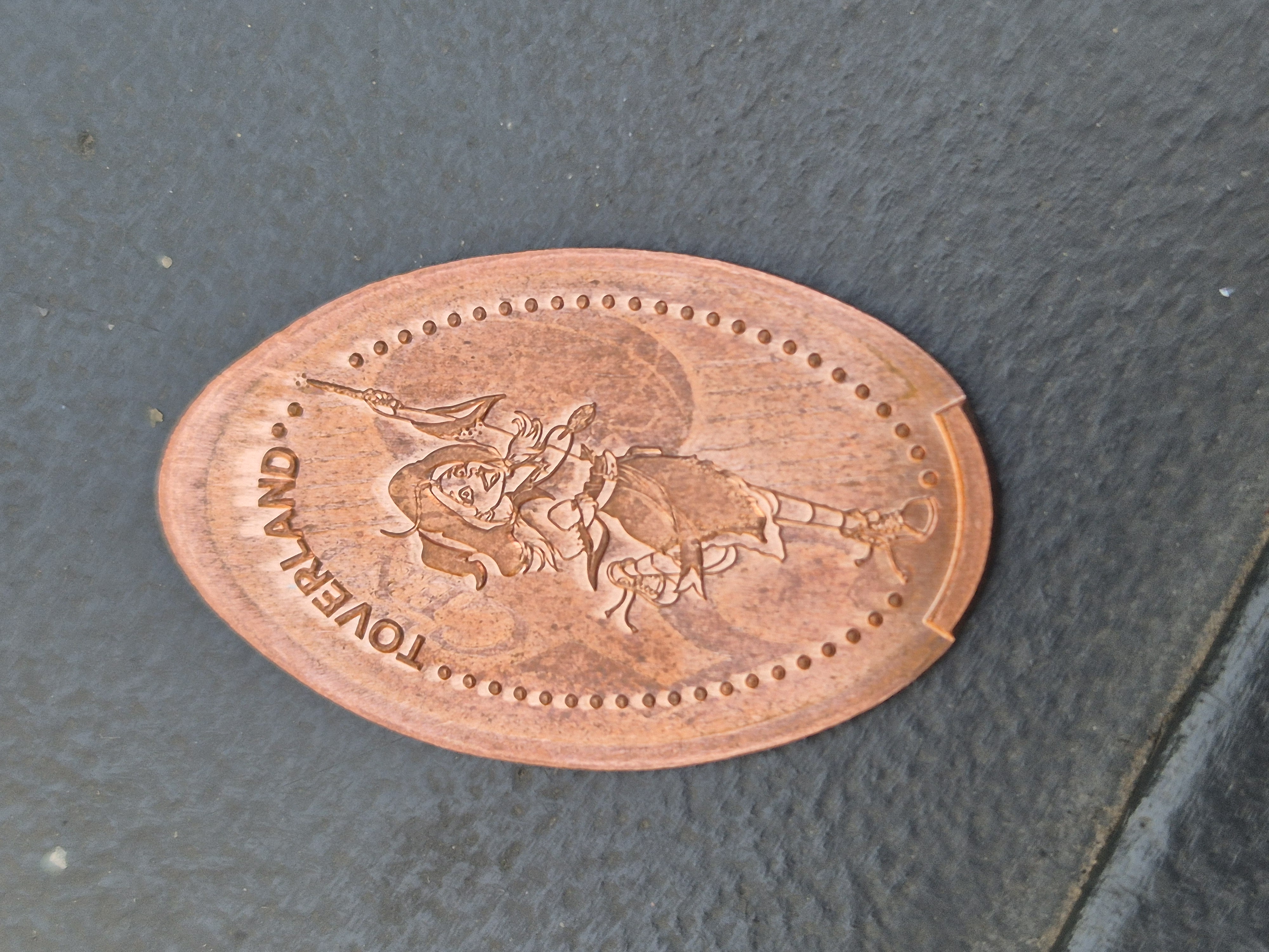 Souvenirmünze Toverland Automat No.6 in Sevenum