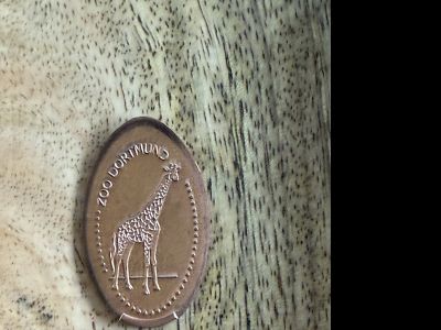Souvenirmünze – Motiv von Münzautomat Zoo Dortmund - Löwengehege (Mergelteichstraße 80, 44225 Dortmund)