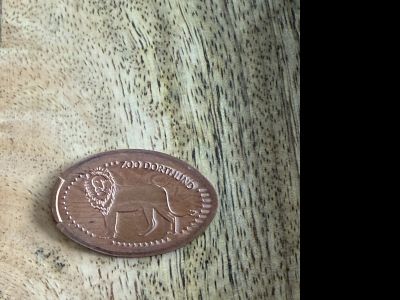 Souvenirmünze – Motiv von Münzautomat Zoo Dortmund - Löwengehege (Mergelteichstraße 80, 44225 Dortmund)