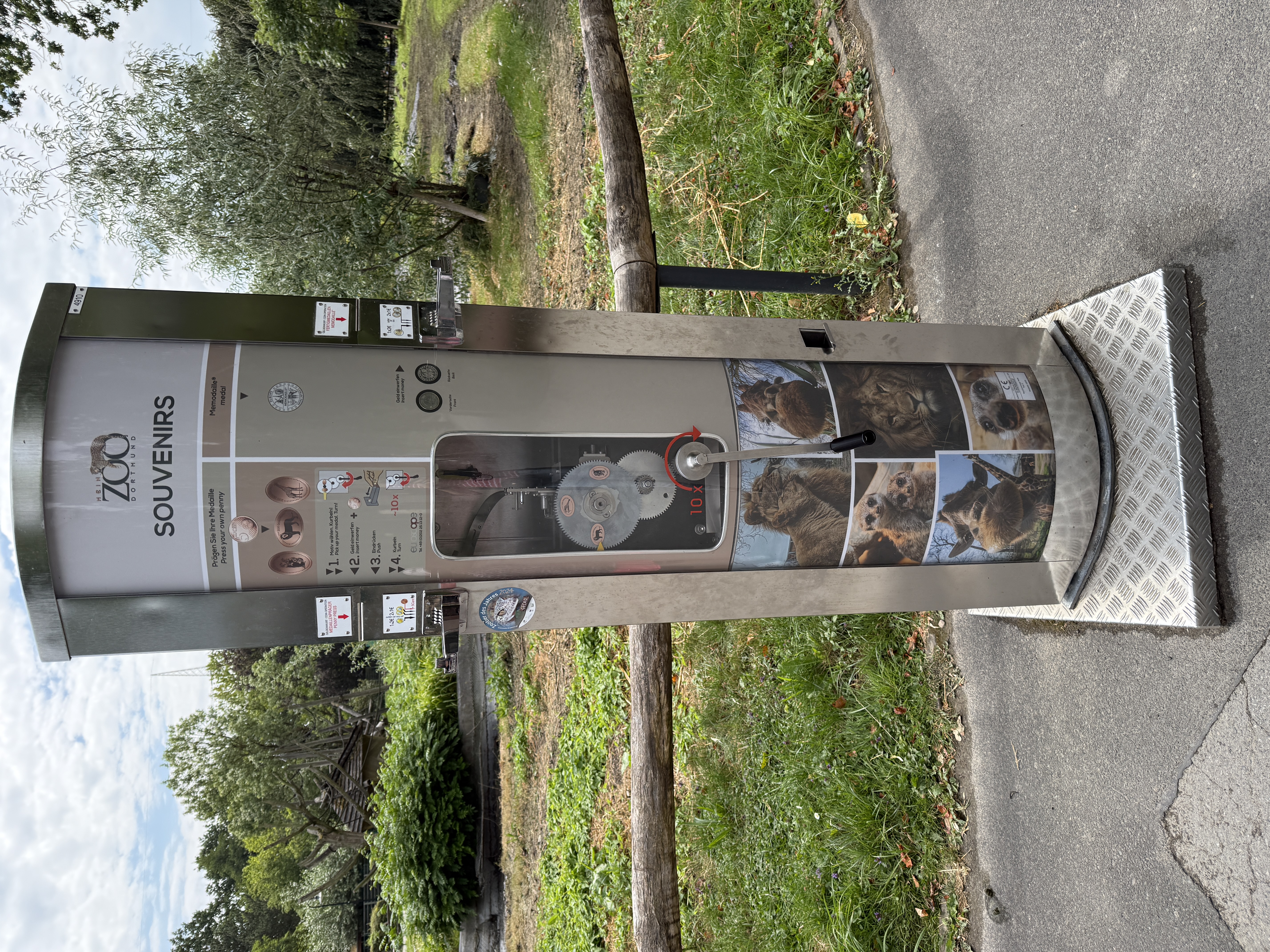 Münzautomat Zoo Dortmund - Löwengehege in Dortmund