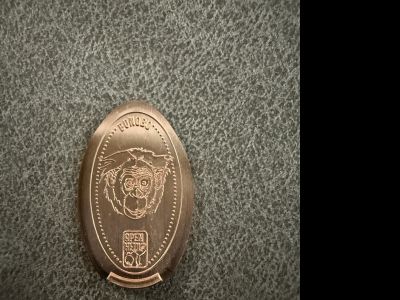 Souvenirmünze – Motiv von Münzautomat Apenheul - Affenpark Bonobo (J.C. Wilslaan 21, 7313 HK Apeldorn)