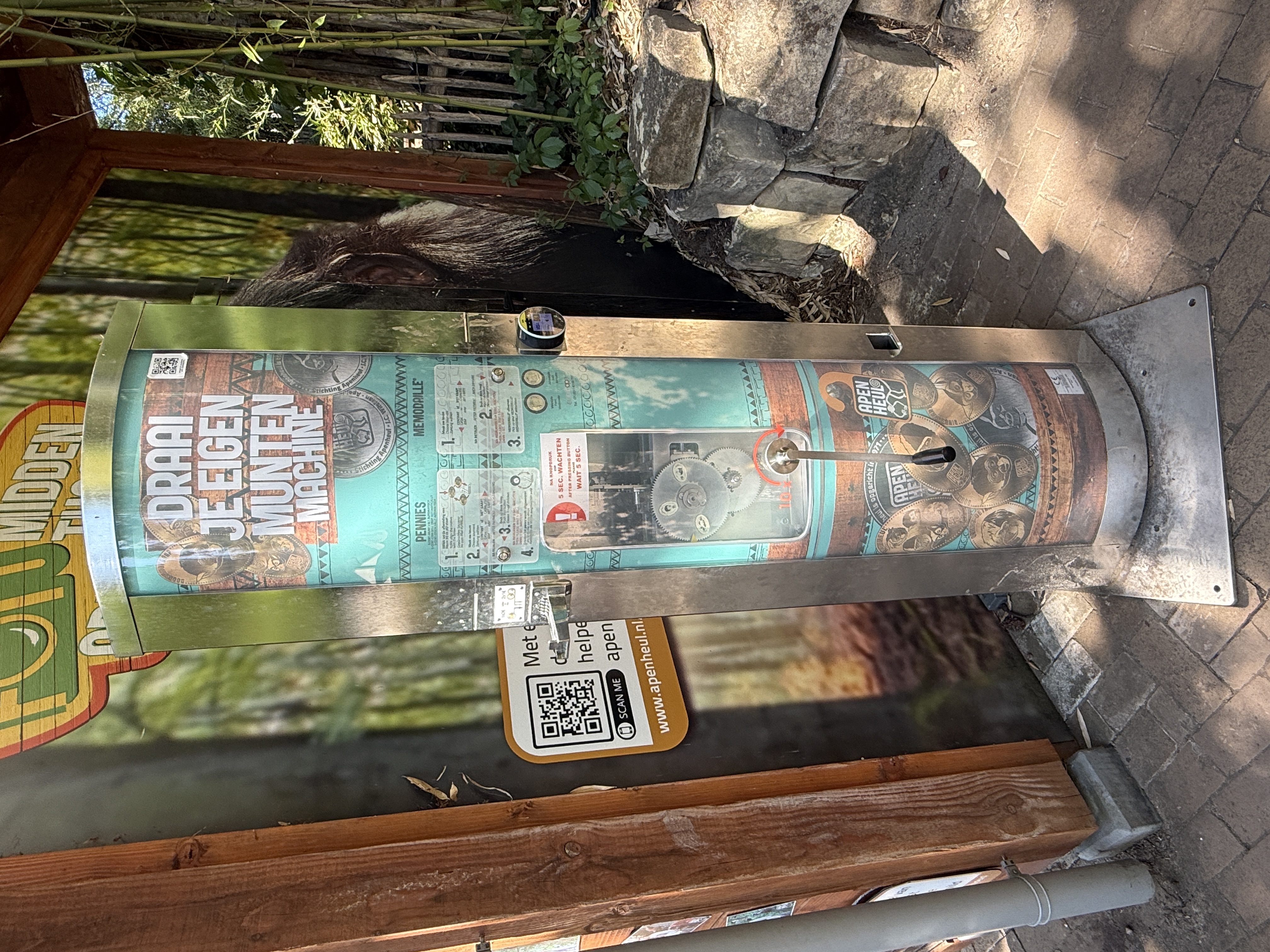 Münzautomat Apenheul - Affenpark Bonobo in Apeldorn