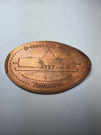 Pièce souvenir U-Boot Burg à Fehmarn