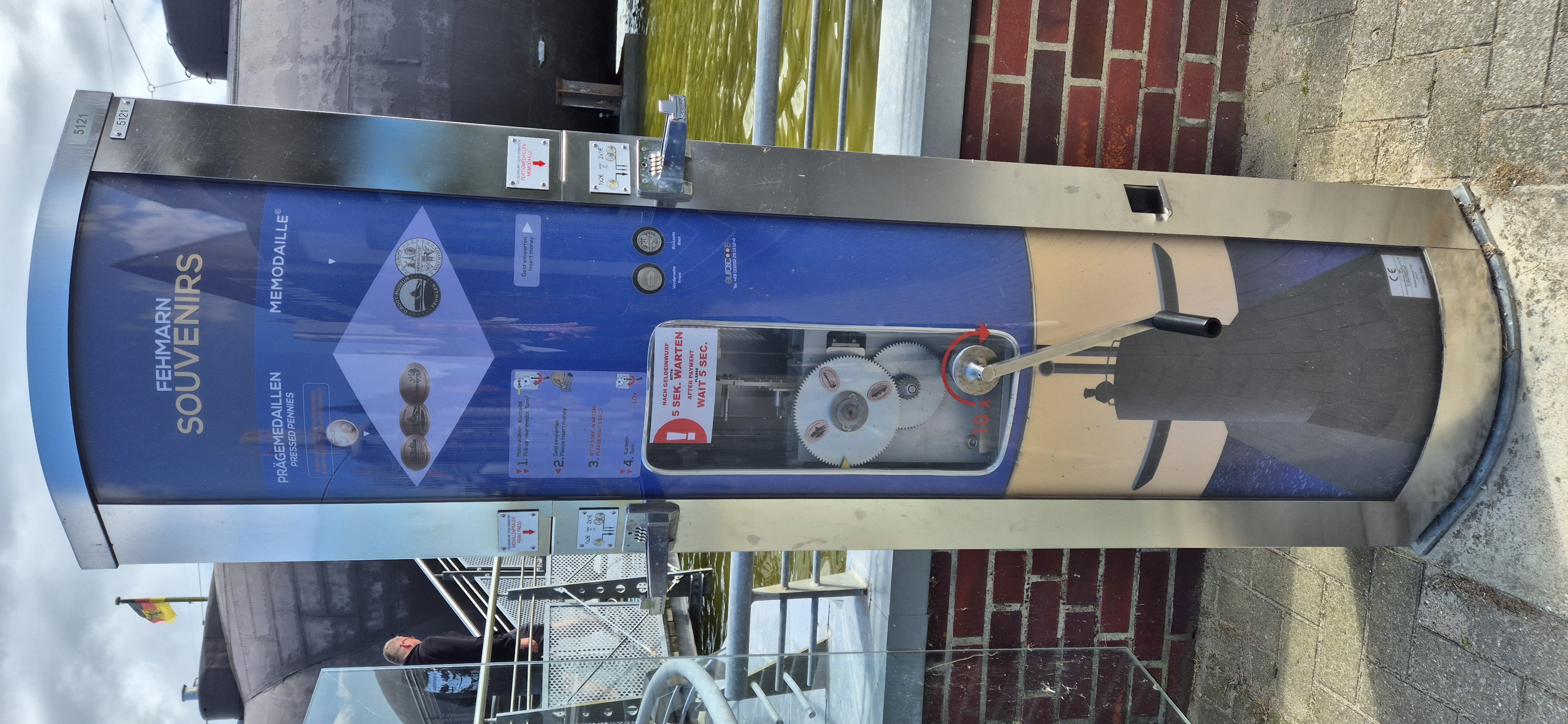 Münzautomat U-Boot Burg in Fehmarn