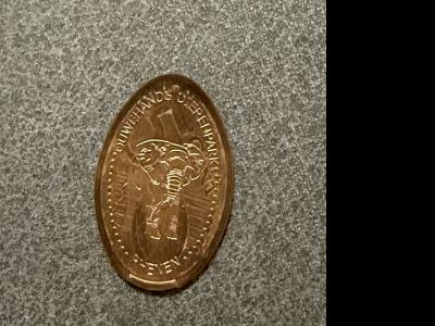 Souvenirmünze – Motiv von Münzautomat Ouwenhands Dierenpark - Elefant (Educatie, 3911 AZ Rhenen)