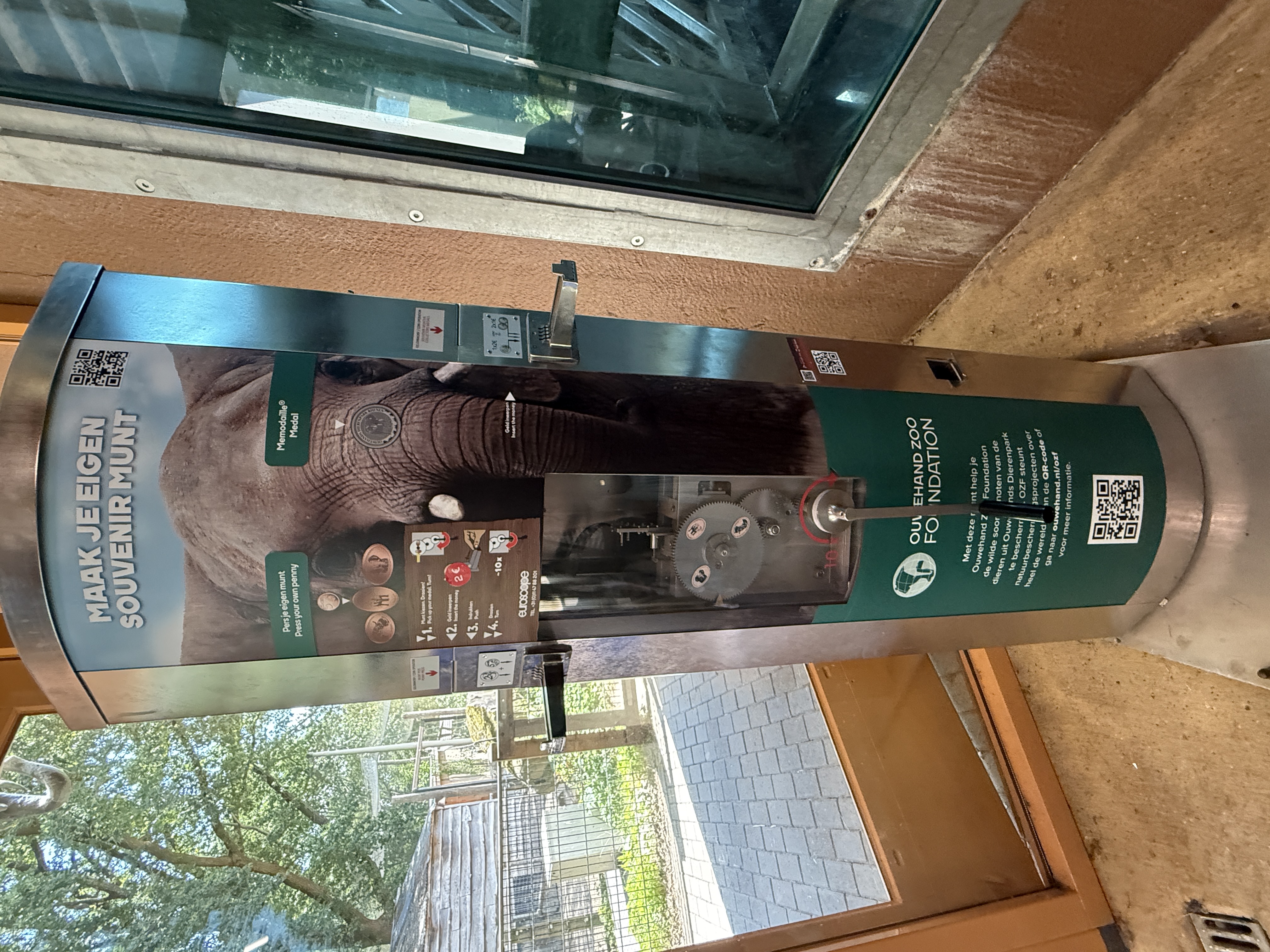 Münzautomat Ouwenhands Dierenpark - Elefant in Rhenen