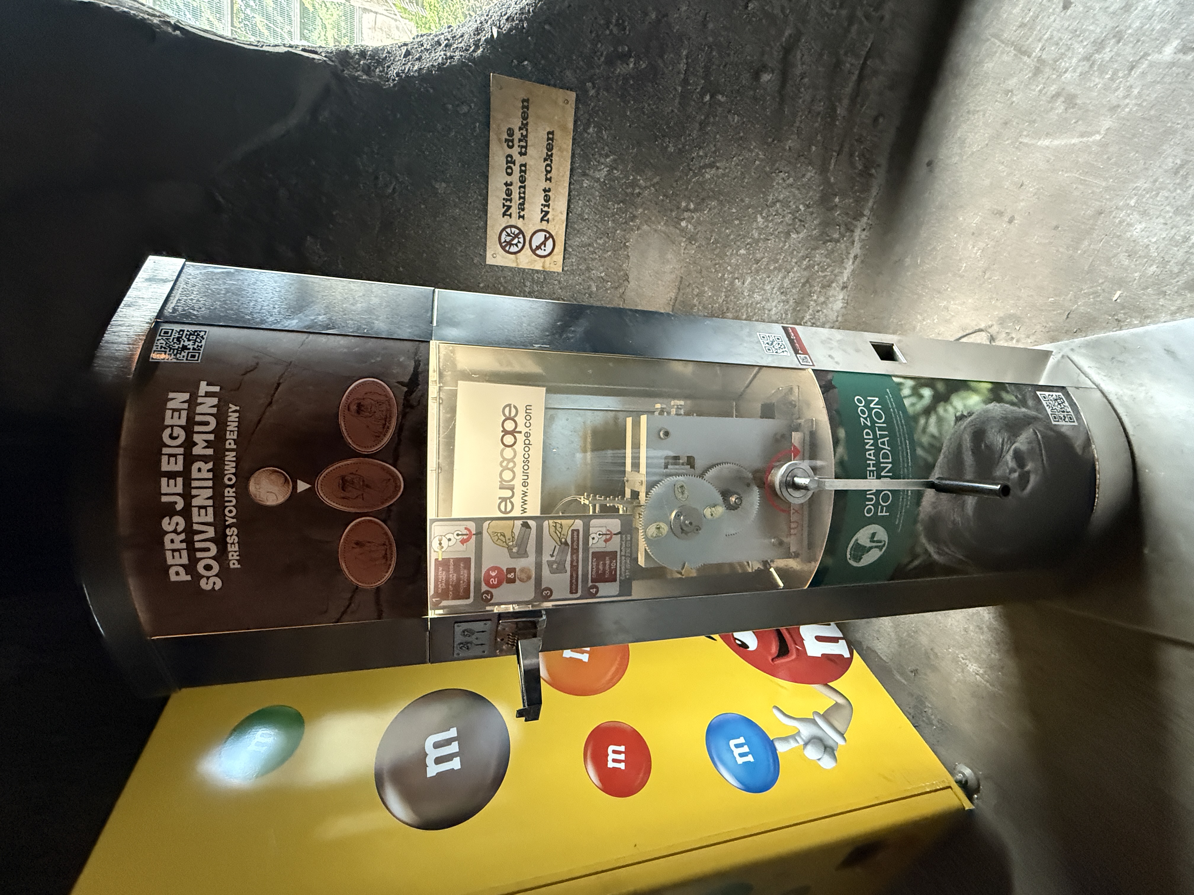 Münzautomat Ouwenhands Dierenpark - Affe in Rhenen