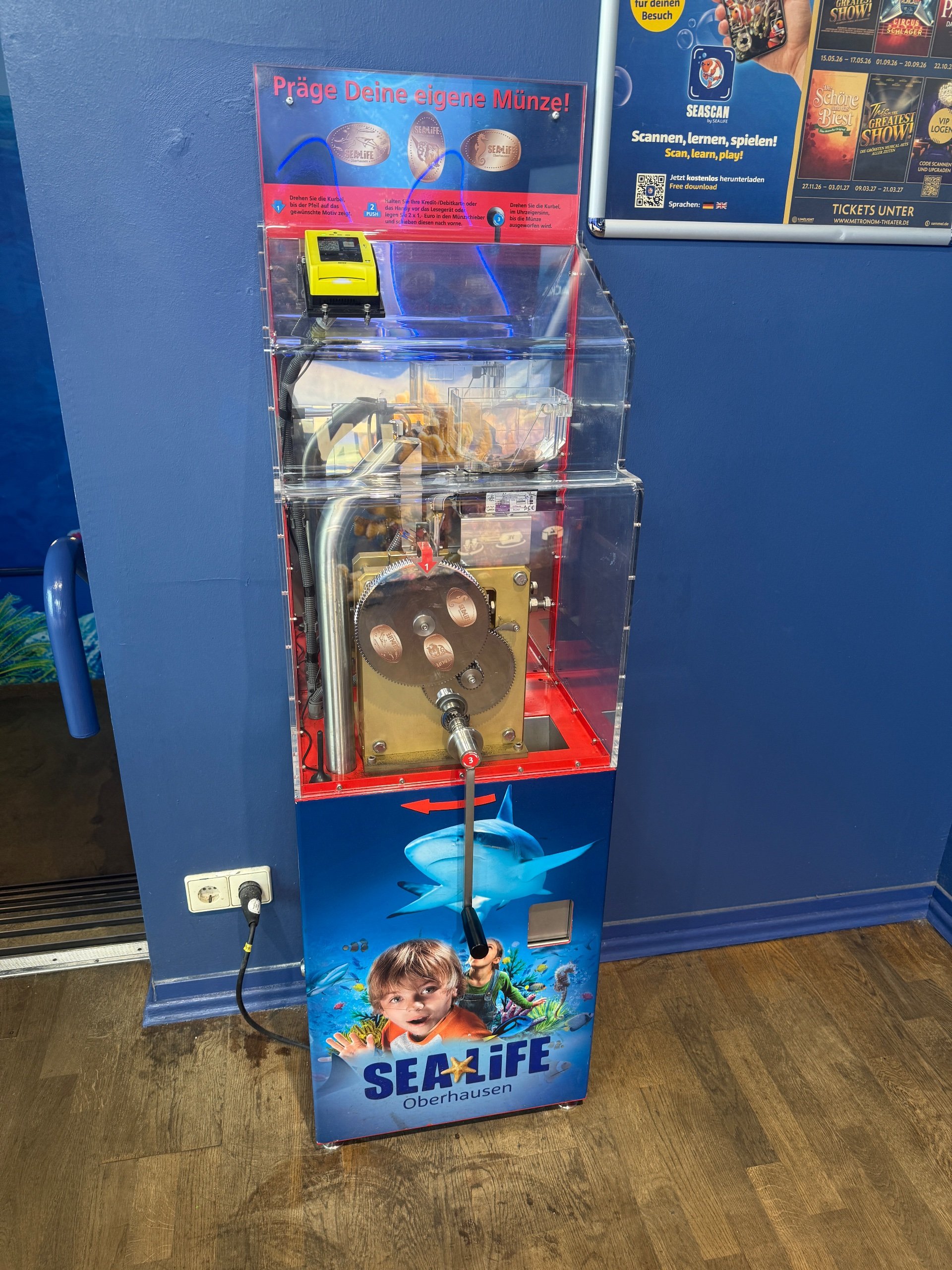 Münzautomat Sealife - Ausgang in Oberhausen