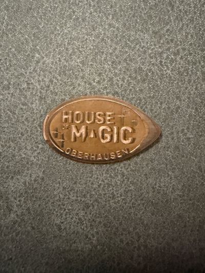 Souvenirmünze – Motiv von Münzautomat House of Magic (CentrO-Promenade, 46047 Oberhausen)