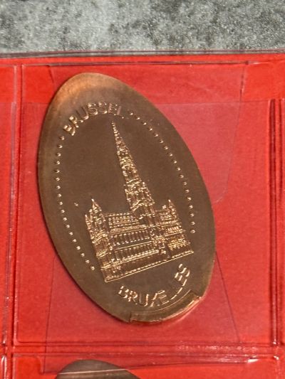 Souvenirmünze – Motiv von Münzautomat Souvenirshop (Rue de l'Étuve - Stoofstraat 24, 1000 Brüssel)