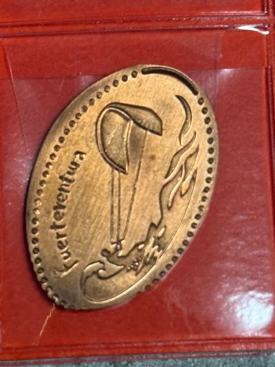 Souvenirmünze – Motiv von Münzautomat Las Palmas - Morro Jable (Avenida del Saladar, 35625 Pájara)