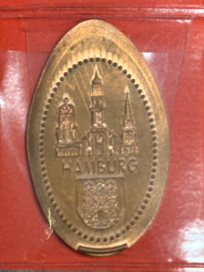 Souvenirmünze – Motiv von Münzautomat Krayenkamp (Krayenkamp 8, 20459 Hamburg)
