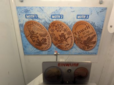 Souvenirmünze Karls Erlebnisdorf Eiswelten in Rövershagen