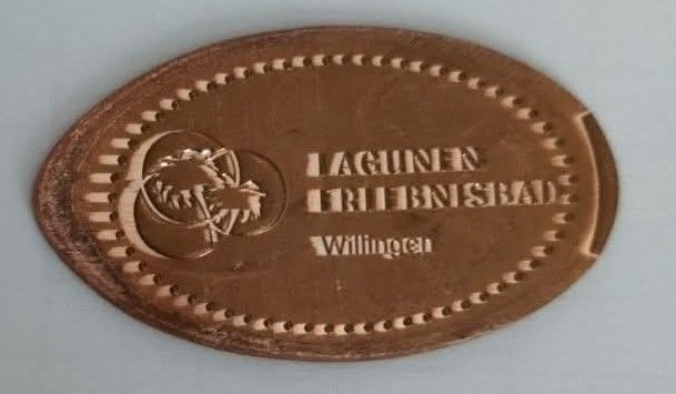 Souvenirmünze Schwimmbad Lagunen Erlebniss in Willingen