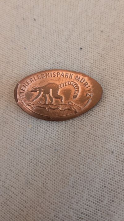 Souvenirmünze Tiererlebnispark Müritz