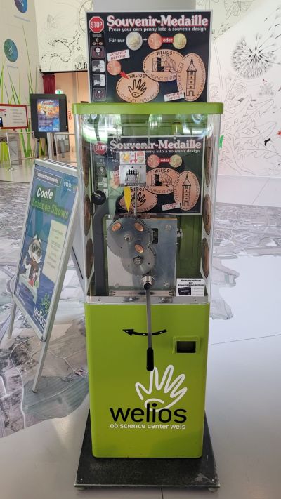 Coin machine Welios - OÖ Science Center Wels in Wels