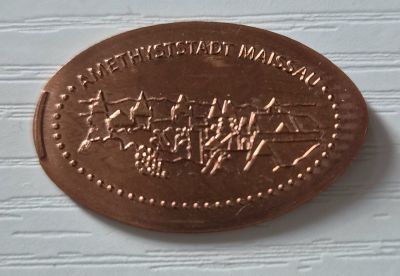 Souvenirmünze Maissau "Amethysten Welt" in Österreich