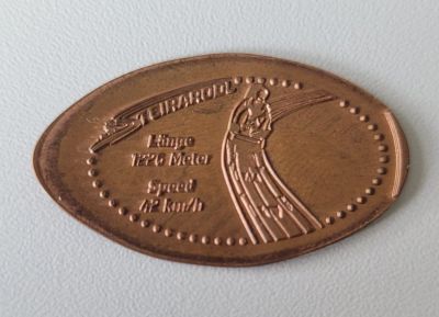 Souvenirmünze – Motiv von Münzautomat "Steirarodl" Sommerrodelbahn (Modriach 25, 8583 Edelschrott)