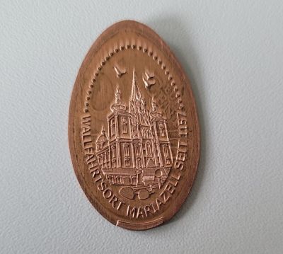 Souvenirmünze – Motiv von Münzautomat Basilika Mariazell (Hauptplatz 46, 8630 Mariazell)