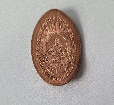 Souvenirmünze – Motiv von Münzautomat Basilika Mariazell (Hauptplatz 46, 8630 Mariazell)