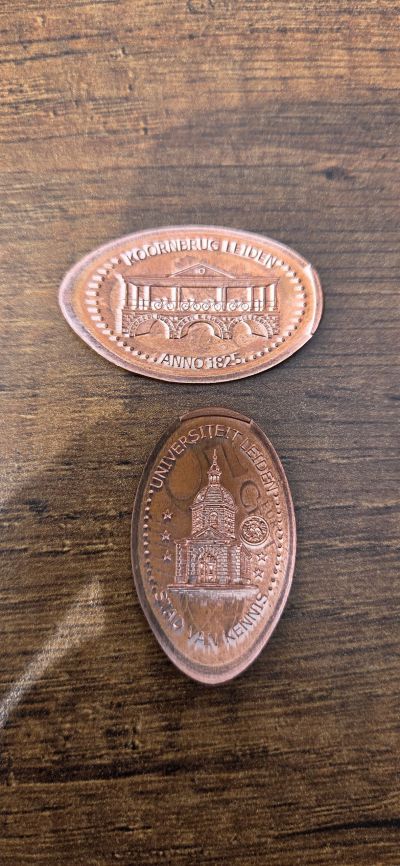 Souvenirmünze – Motiv von Münzautomat Leiden (Haarlemmerstraat 125)