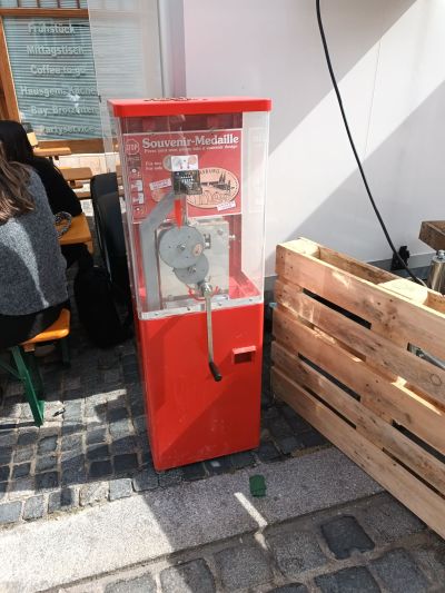 Münzautomat Stadtamhof Weinfest in Regensburg – Titelbild