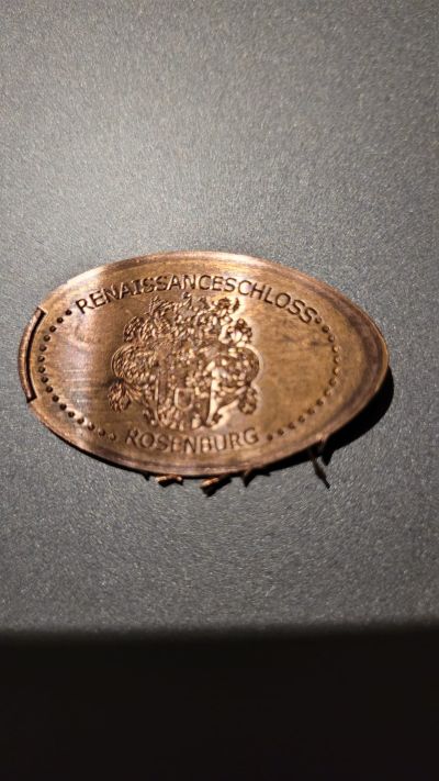 Souvenirmünze – Motiv von Münzautomat Rosenburg „Renaissanceschloss“ (Rosenburg 1, 3573 Rosenburg)