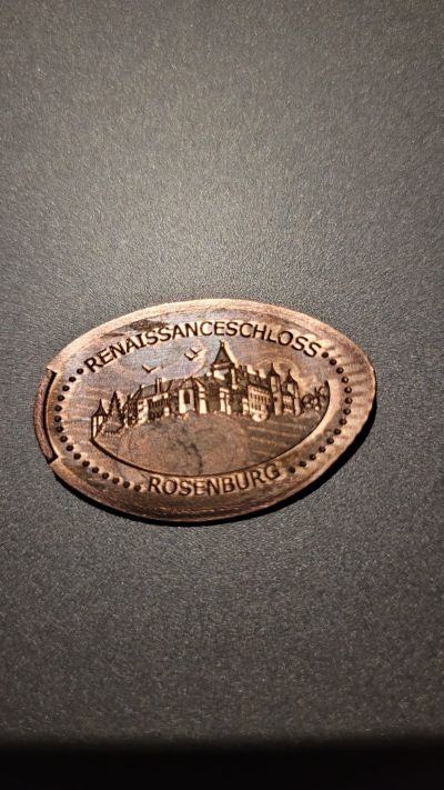 Souvenirmünze – Motiv von Münzautomat Rosenburg „Renaissanceschloss“ (Rosenburg 1, 3573 Rosenburg)