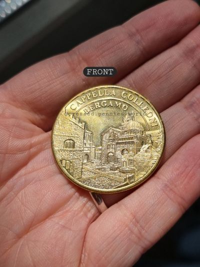 Cappella Colleoni Bergamo – Souvenir Medaille – Vorderseite