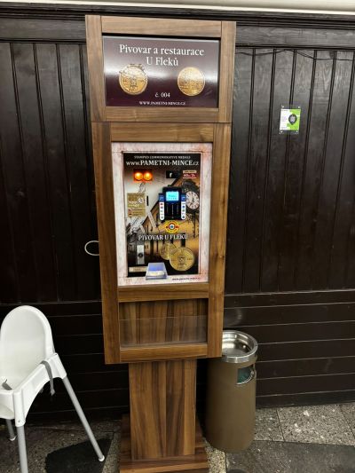 Münzautomat Pivovar a restaurace U Fleků in Prag – Titelbild