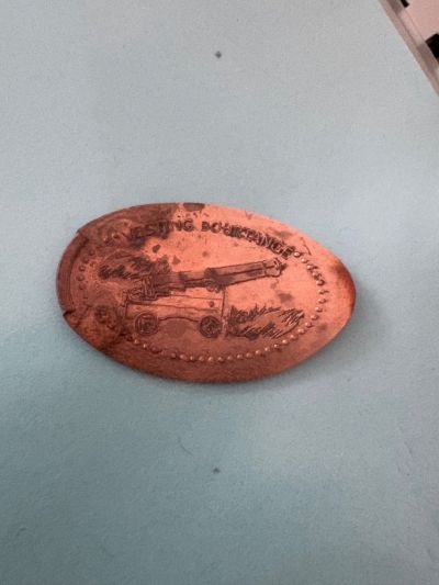Souvenirmünze – Motiv von Münzautomat VVV Bourtange (Willem Lodewijkstraat, 9545 PA Bourtange)