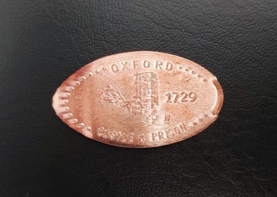 Souvenirmünze – Motiv von Münzautomat Oxford Prison (Castle Yard, OX1 1AZ Oxford)