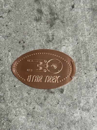Souvenirmunt – motief van muntautomaat Movie Park - Star Trek (Warner-Allee 1, 46244 Bottrop)