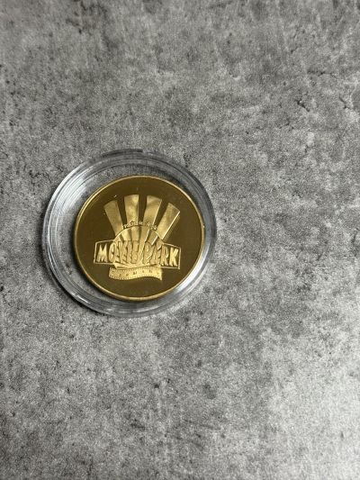 Bandit Achterbahn – Souvenirmedaille – Achterzijde