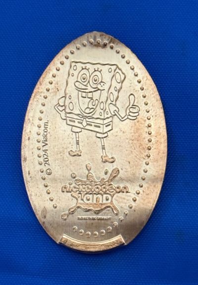 Souvenirmunt – motief van muntautomaat Movie Park - Spongebob (Nickland, 46244 Bottrop)