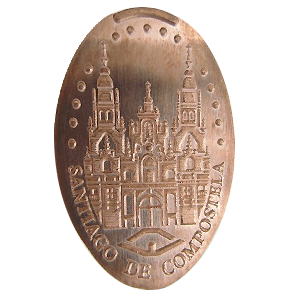 Catedral de Santiago – Geplette munt