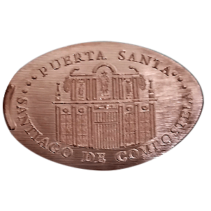 Souvenirmunt Turística 7 in Santiago de Compostela