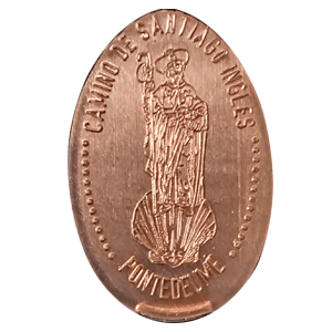Santiago peregrino – Pressmünze