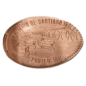 Puente de piedra y barcas – Pressmünze