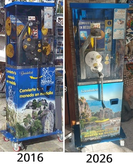 Münzautomat Guadalest  in el Castell de Guadalest – Titelbild