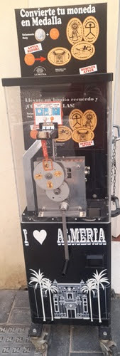 Münzautomat Turística (2017) in Almería