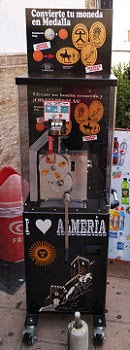Münzautomat Turística (2018) in Almería