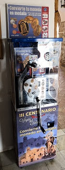 Münzautomat Santuario del Saliente (2020) in Albox – Titelbild