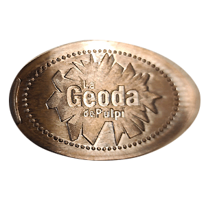 Logo. La Geoda de Pulpí – Pressmünze