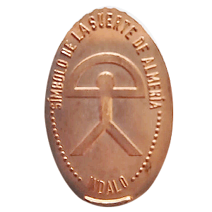Índalo. Símbolo de la suerte de Almería – Pressmünze
