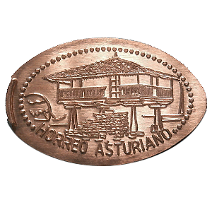 Horreo asturiano – Pressmünze