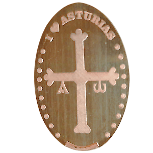Cruz de la Victoria. I Love Asturias – Pressmünze